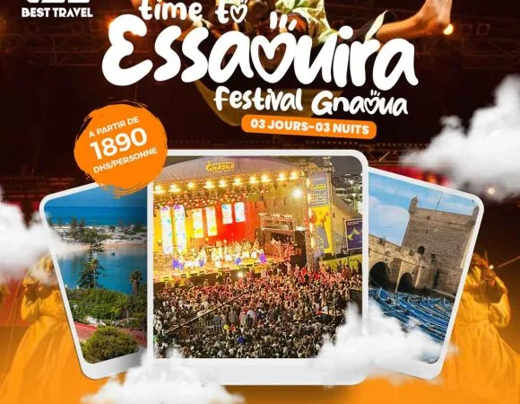 FESTIVAL GNAWA ESSAOUIRA & OUALIDIA (3J/3N)