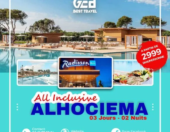HOCEIMA ALL INCLUSIVE RADISSON BLU (3J/2N)