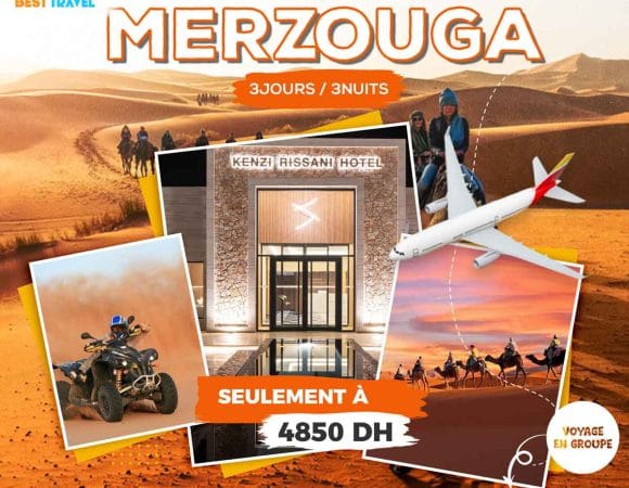 MERZOUGA (3J/3N) PAR AVION