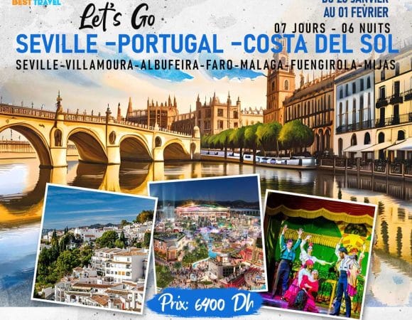 SEVILLE –PORTUGAL –COSTA DEL SOL