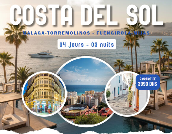 COSTA DEL SOL -MALAGA -TORREMOLINOS-FUENGIROLA- MIJAS (4J/3N)