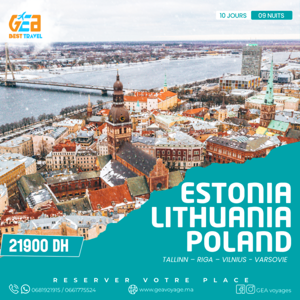 Région Baltique -ESTONIA-LATVIA-LITHUANIA-POLAND