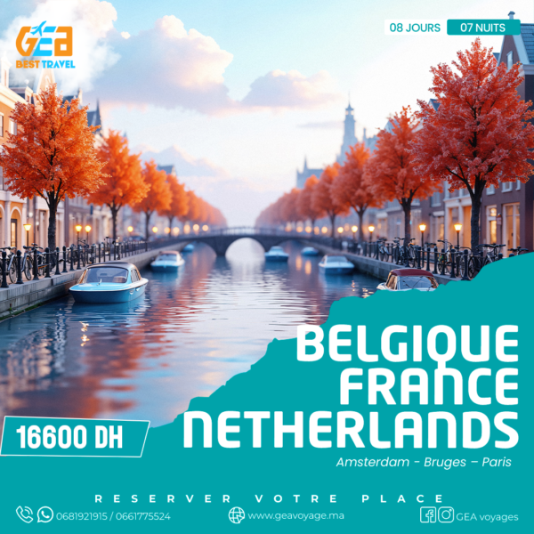 NETHERLANDS BELGIQUE & FRANCE