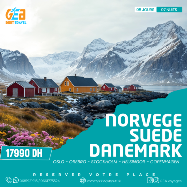 NORVÈGE - SUÈDE - DANEMARK